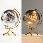 Wellfun Light Luxury Globe Ornaments Office Desktop Decoration 10 Inch Earth World Globes - Image 6