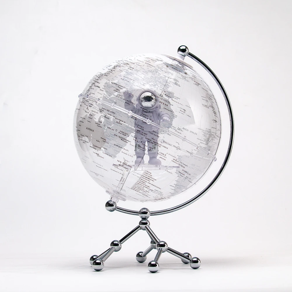 H1ab7848b947741369d3779410ee35175Z.webp Wellfun 8Inch Creative Office Globe Luminous Night Light Desktop Decoration Earth World Globe Factory Wholesale Globes - Image 1