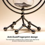 White Half Hour Hourglass Timer Glass Sand Timers Hourglass - Image 4