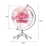 Wellfun Earth Map Gifts Decoration Kids Crystal UV Printing Marine 12 Inches Novelty Gifts Globe Earth Globe Decor Globe - Image 2