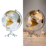 Wellfun Ornaments Decorative Earth Christmas Decoration Supplies Novelty Gifts Globe Earth Globe Decor Globe - Image 6