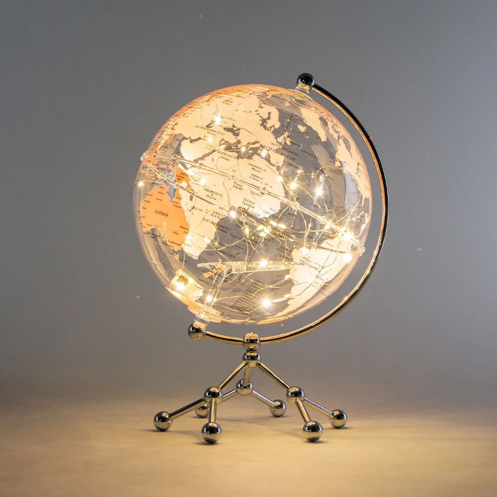 H3da22ae2ce4644cb909e4f6f45fce604t.webp Wellfun World Globe Manufacturers Charm Large Lamp Interactiv Light Kids City Big Statue Novelty Gifts Earth Globe - Image 1