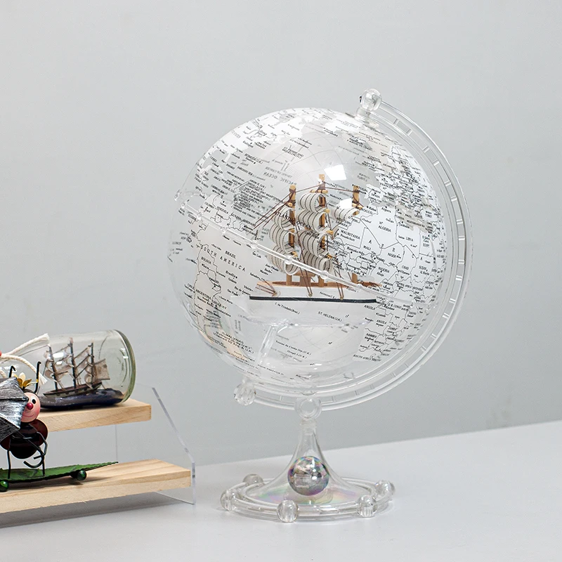 H400ff21d2c1f40bcbcbf2e3eaf959140e.webp Wellfun Executive Gift Stand Decorations for Home Stable Heavy Metal Novelty Gifts Globe Earth Globe Decor Globe - Image 1