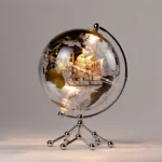Factory Price Plastic Rotatig Globe Home Decor and Education Earth Globes - Image 4