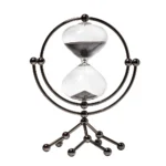 Modern Home Decor Office Desk Hourglass Stylish Half Hourglass Design With Metal Stand - Image 5
