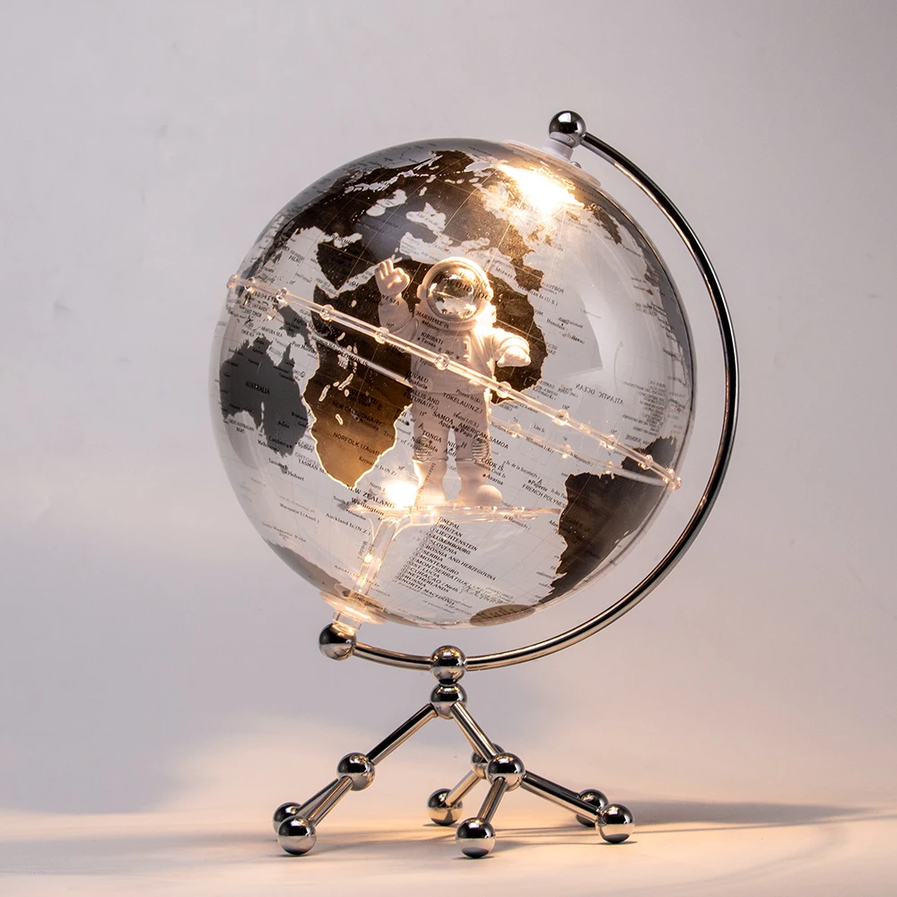 H48ced13da1bf4571ba5fc61861bd8c05o.webp Wellfun World Globe Modern Learning World Map Globe Kids Study Desk Decor Office Globes - Image 1