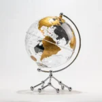 Wellfun Decorative 7 Continents for Kid Crystal World Upside Down Earth Earth Novelty Gifts Globe Earth Globe Decor Globe - Image 3