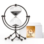 Transparent Glass Sand Clock Hourglasses Sand With Metal Stand - Image 6