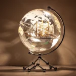 Wellfun Factory World Map Transparent Globe for Office Decor Table Decor Gift and Education - Image 6