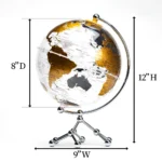 LED Night Light Acrylic Earth Globe Lamp Illusion Lamp World Globes - Image 2
