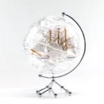 25CM Touch Control Light  Decor Living Home Earth Globe for Child's Education Toy World Globes - Image 2