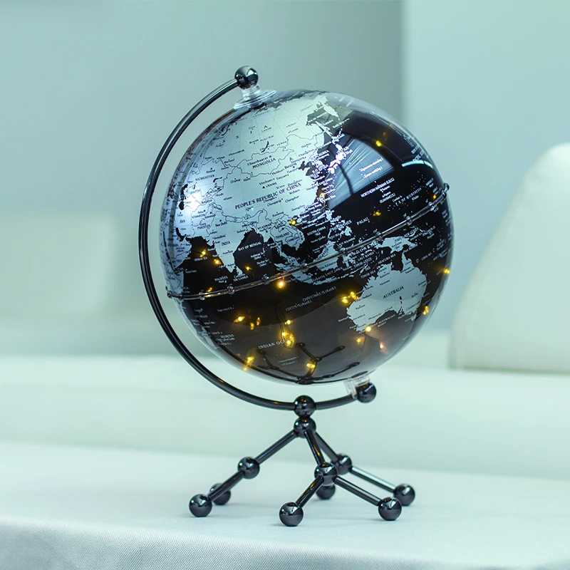 H69706ef39fc745d18a70c914b10cf77ap.webp Wellfun of World Nova Home Decor Black Samtoy Levitation Office Desk Travel Novelty Gifts Globe Earth Globe Decor Globe - Image 1