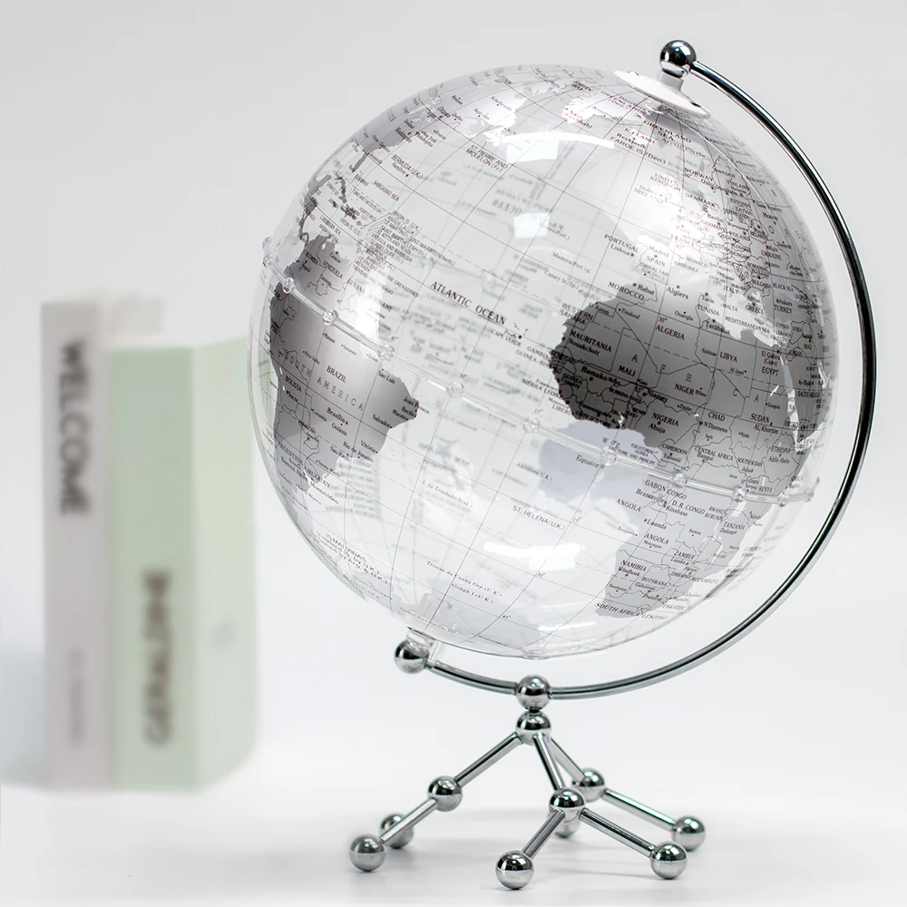 H6a3a0bc5203443eea4836004618273f5N.webp Wellfun Acrylic Planet Globe Light Back to School Gifts Globe Map for Decoration New Year Gifts Globe Universal Earth - Image 1