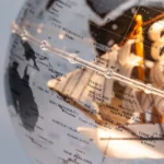 High Quality Colorful World Map Globe Decor Political Dearth Desk Globe With Metal Stand Globe - Image 6