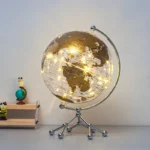 Wellfun Ornaments Decorative 8 Inch Christening Gifts Transparente Novelty Gifts Globe Earth Globe Decor Globe - Image 2