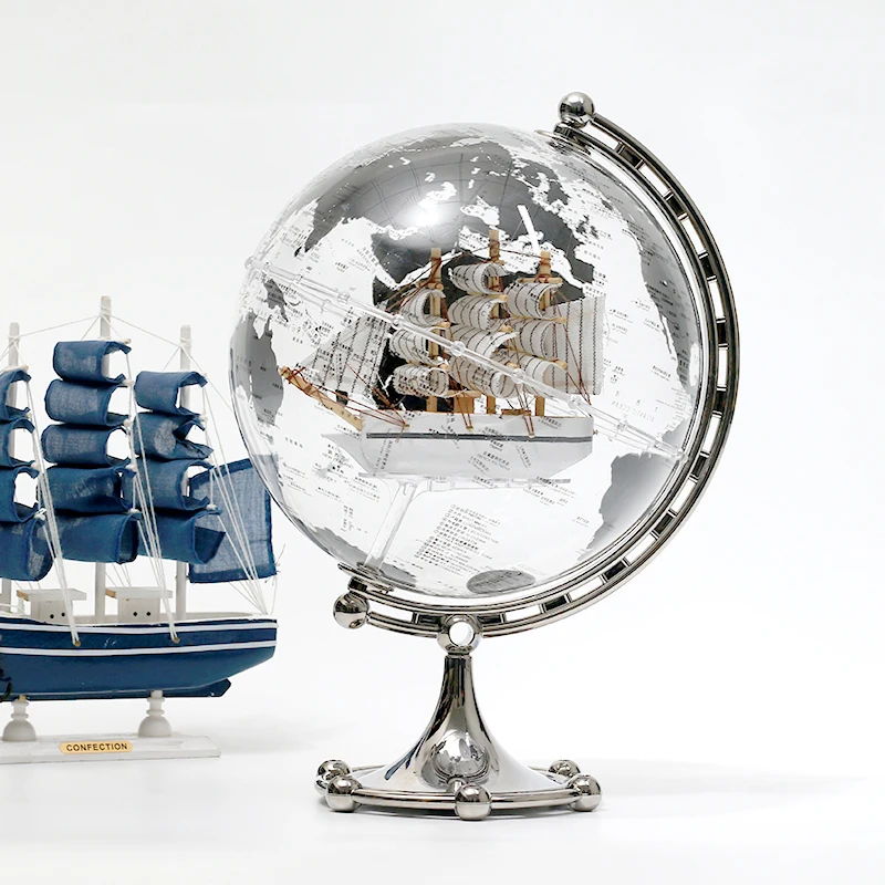 H70df2fcaa7614fa4bf5260653a0274bbC.webp Wellfun Unique Gift Items Decor Home Education Novelty Gifts Globe Earth Globe Decor Globe - Image 1