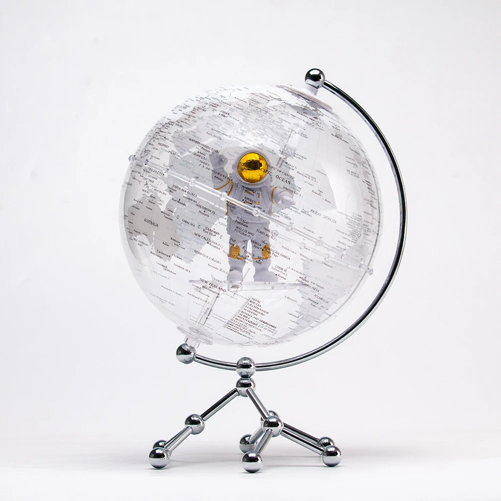 H76ac3bc2bb90414f9bd022a7927d1313G.webp Custom Round Shape Rotating World Earth Globe Map - Image 1