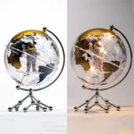 Latest Unique Teaching Resources Globe Model Metal Stand Desktop Clear Earth Globe - Image 6