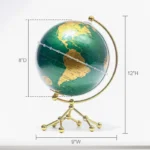 Wellfun Home Decor Lamp Educational Equipment Bedroom Office Desktop Travel Decor Novelty Gifts Globe Earth Globe Decor Globe - Image 2