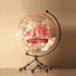 Wellfun Light Transparent Earth Globe Metal Acrylic Decorative Desk Globe Geography Education Toy Terrestrial - Image 6