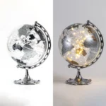 Wellfun Home Decor Pictured Luxuriant Earth Heart 8Inch Clear Acrylic World Novelty Gifts Globe Earth Globe Decor Globe - Image 6
