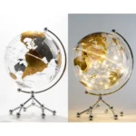 Wellfun Decorative Home Furnishings Christmas Gift Ideas Acrylic Craft Stable Novelty Gifts Globe Earth Globe Decor Globe - Image 6
