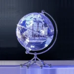 Wellfun Creative Christmas Earth Globe Novelty Gifts Globe Earth Globe Decor - Image 3