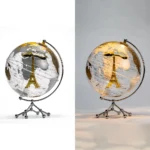 Wholesale 10 Inch Tourist Souvenirs  Rotating Decoration World Globe Metal Base Globe Map - Image 5