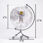 Wellfun English World Globe Office and Home Deocartion Desktop LED Light Globes Gift of Christmas - Image 3