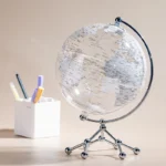 Earth Globe Wellfun Factory Custom Large Plastic White HD Printed Map World Globe - Image 2