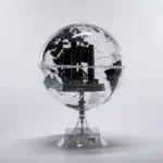 Silver Transparent Globe Famous Building Souvenirs Guangzhou Mold Landmark - Image 4