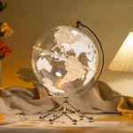 OEM/OEM Wellfun HD Printing Clear Silver Earth Globe Education Toy Decoration Globes - Image 4