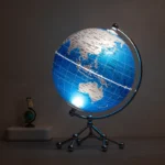 Wellfun Round Shape Rotation Earth Globe for Office Home Decor World Globes - Image 3