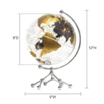 Wellfun Supplier World Globe With Metal Stand and Rotating Earth Globe for Home and Office Decoration Globes - Image 2