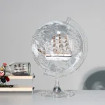 Wellfun Sailboat Decor DIY World Decorative Ornaments Home Latitude Novelty Gifts Earth Globe Decor Globe - Image 5