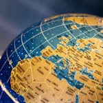 Factory Custom Acrylic Plastic HD Print Earth Rotation Earth World Globes - Image 6