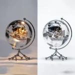 Wellfun Christmas Decoration Supplies Ball Sphere Unique Gifts Vintage Novelty Gifts Globe Earth Globe Decor Globe - Image 6