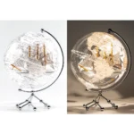 Wellfun High Quality Teaching Globe in English 20CM 8Inch, Ordinary Globe Desktop Transparent World Earth Globe - Image 6