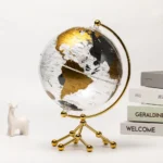 USB Night Light 8inch Earth Globe Table Lamp for Bedroom Decor