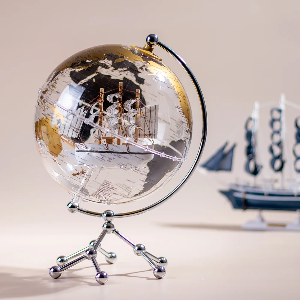 Hf01c5f92acc84c3cb71c70c4dfd5d8a6i.webp The Best Gift Wellfun Creative Crafts Ornament Unique Design High Quality Novelty Gifts Globe Earth Globe Decor Globe - Image 1