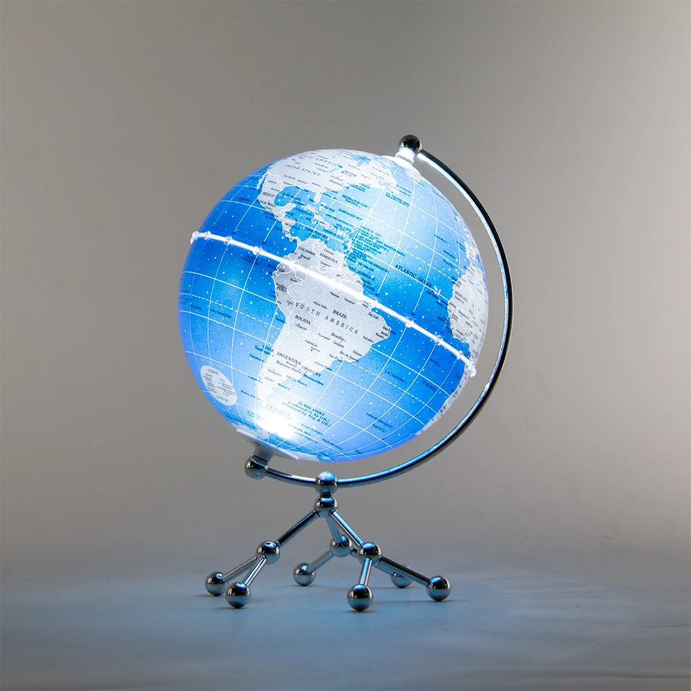 Hf0fc6644c746464b9921f367d612c4ecY.webp Wholesaler Best Rotating Globe World High Quality Decoration Globes - Image 1