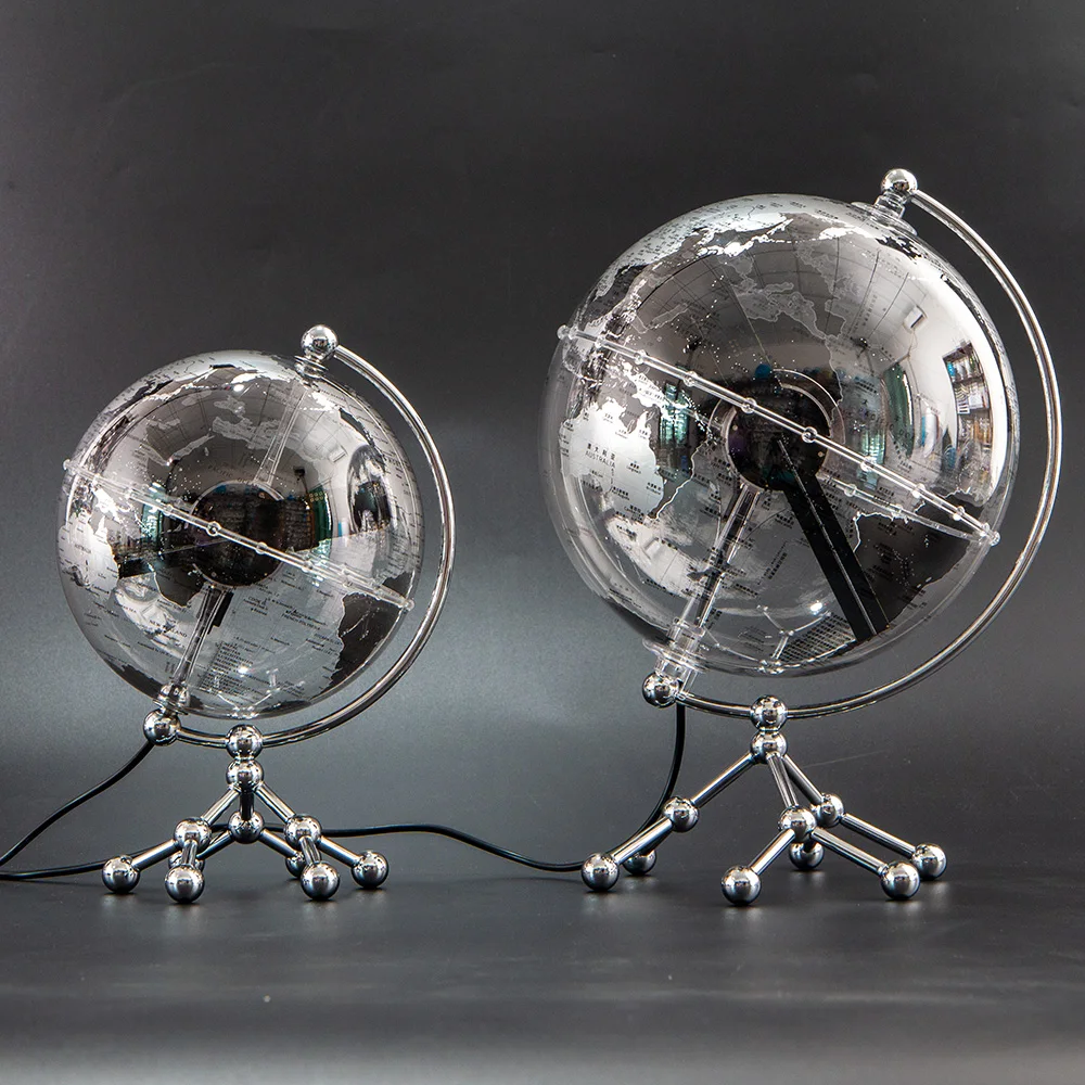 Hf46e3de78bc1490bbd154b3703c7e339h.webp Factory Price Custom Size Clear World Map With Holographic Fan LED Display - Image 1