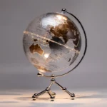 Wellfun Earth Internal Structure Model Metal Plating World Rotating World Decor Novelty Gifts Globe Earth Globe Decor Globe - Image 4
