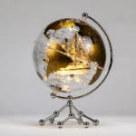 Wellfun Table Decorative World Table Accessories LED Ornamental Acrylic Light  Novelty Gifts Globe Earth Globe Decor Globe - Image 4